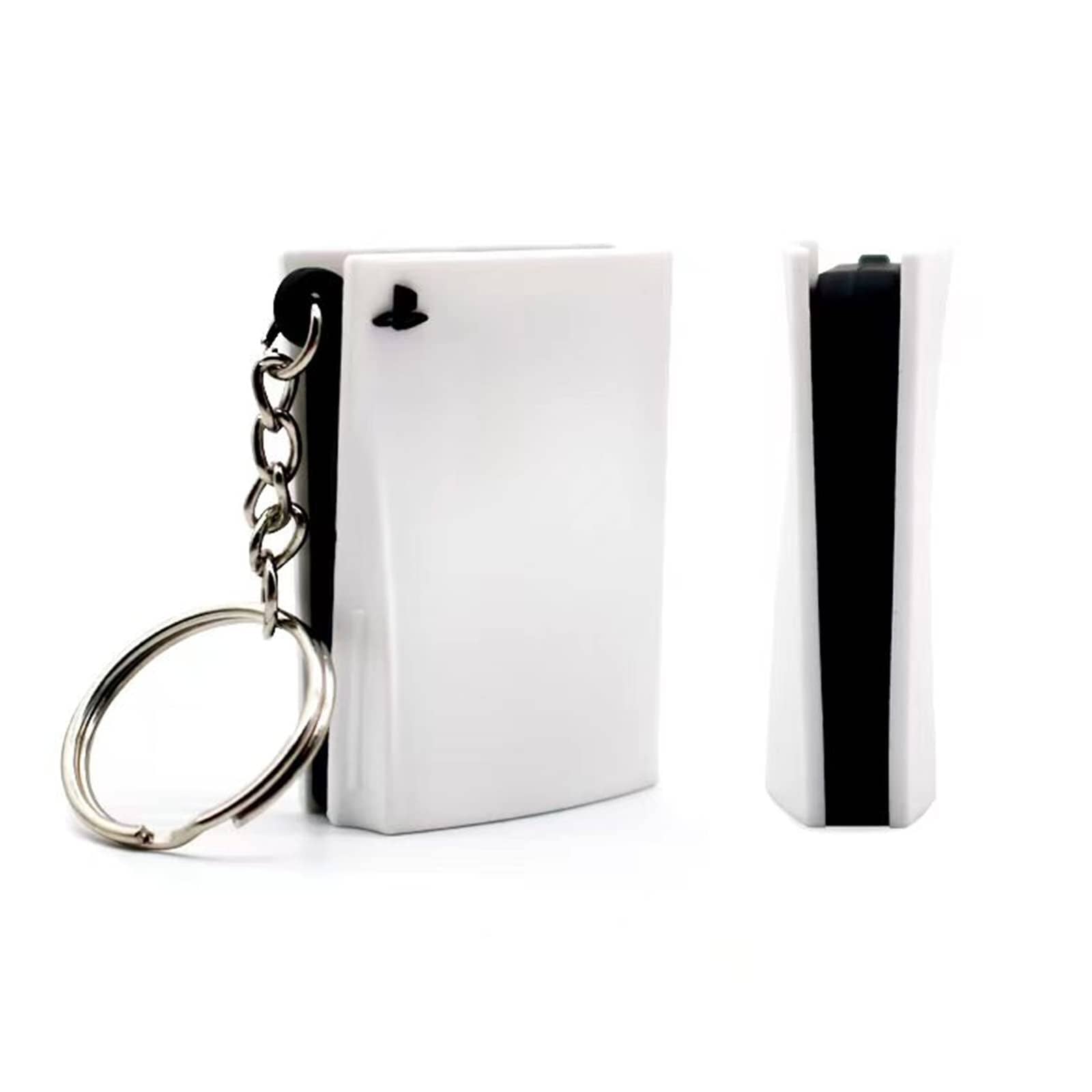 PS5 Console Keychain - White Keychains Retro Games 