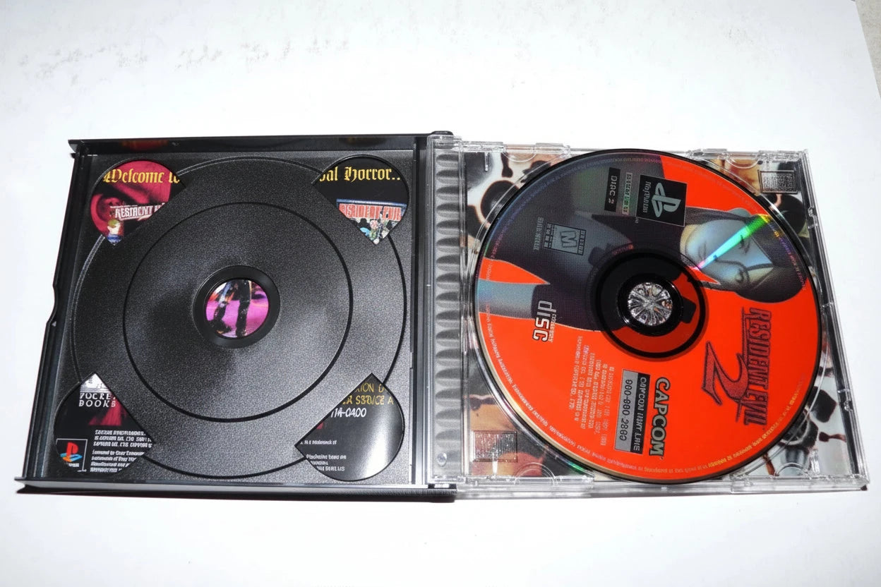 Resident Evil 2 (R1) (Complete In Box- Very Good Condition) - PS1 Video Game Software Capcom 