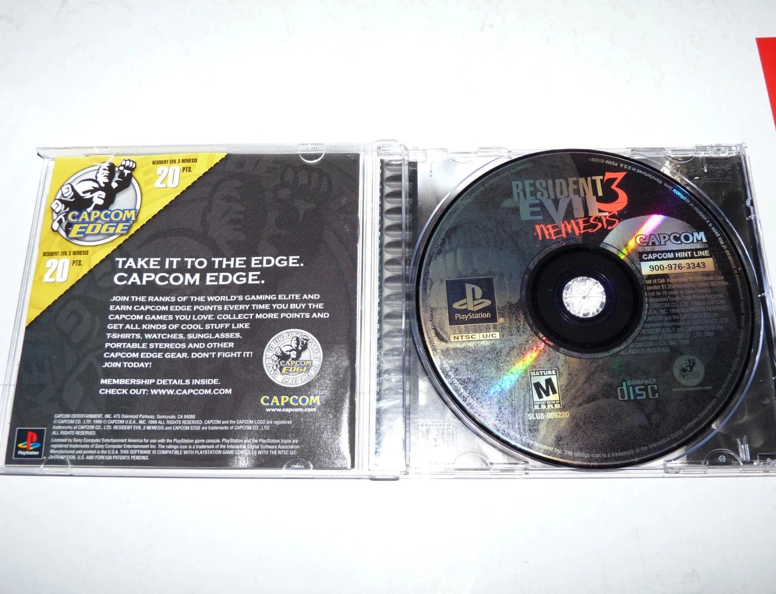 Resident Evil 3 (R1) (Complete In Box- Very Good Condition) - PS1 Video Game Software Capcom 