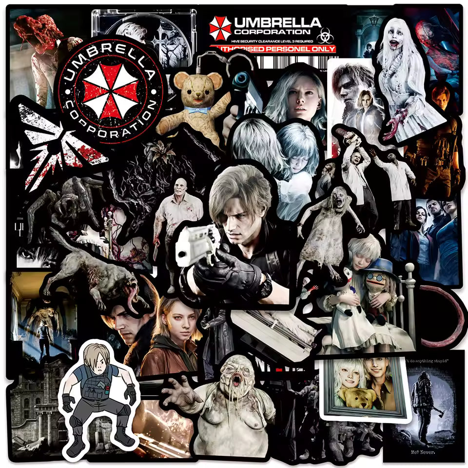 Resident Evil 9: Requiem Stickers (50pcs) Decorative Stickers Retro Games 