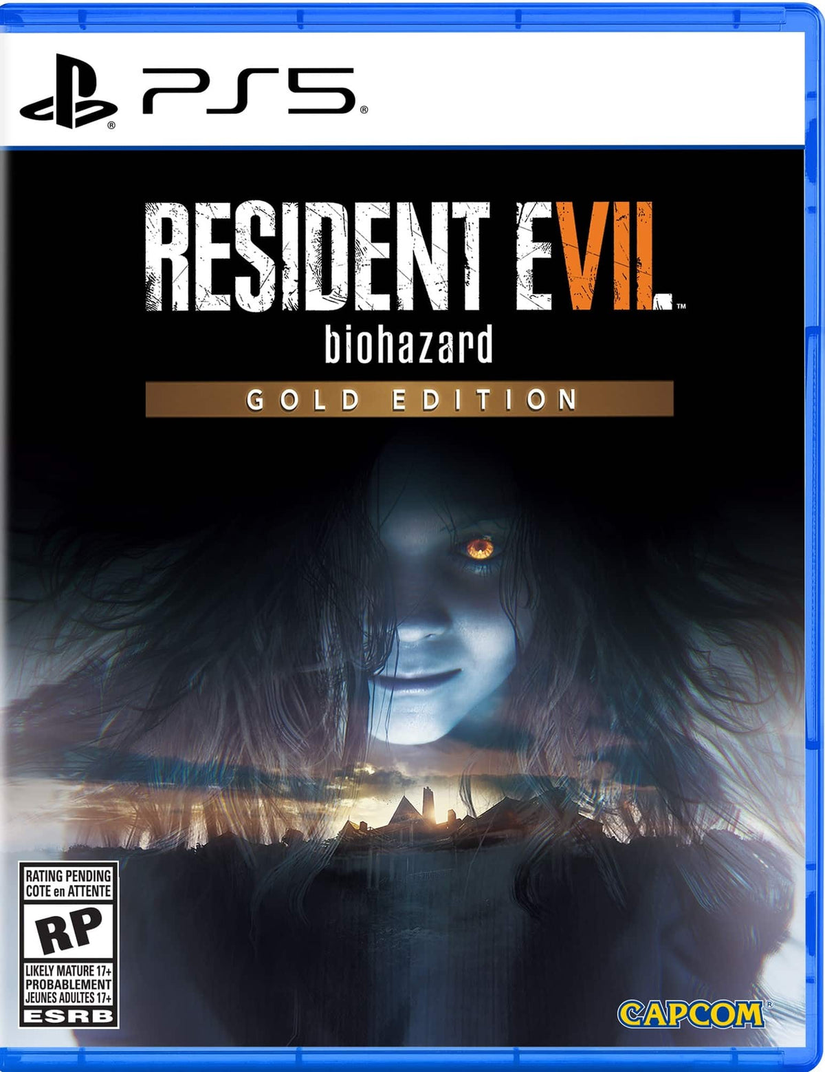 Resident Evil 7 biohazard Gold Edition PS5 box art (R1)
