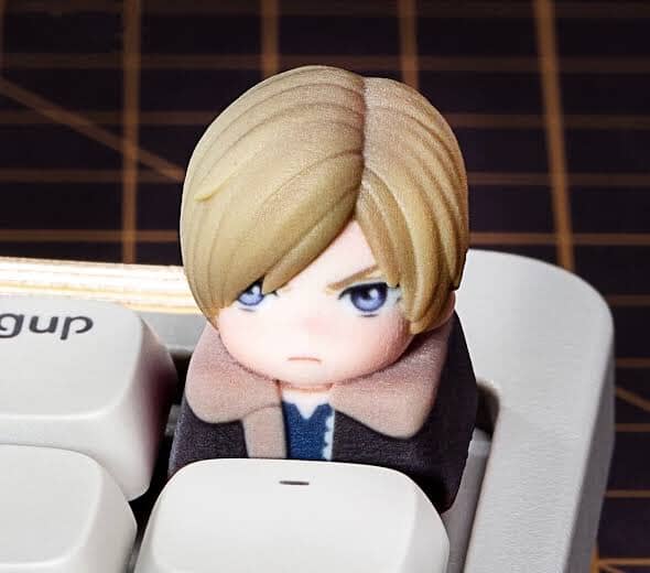 Resident Evil Mechanical Keyboard Keycaps - Leon Kennedy Edition Gaming Peripherals Retro Games 