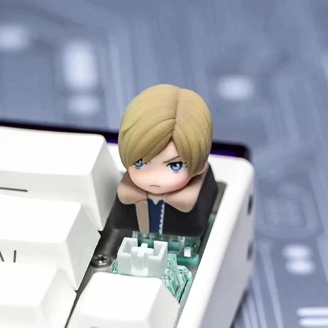 Resident Evil Mechanical Keyboard Keycaps - Leon Kennedy Edition Gaming Peripherals Retro Games 