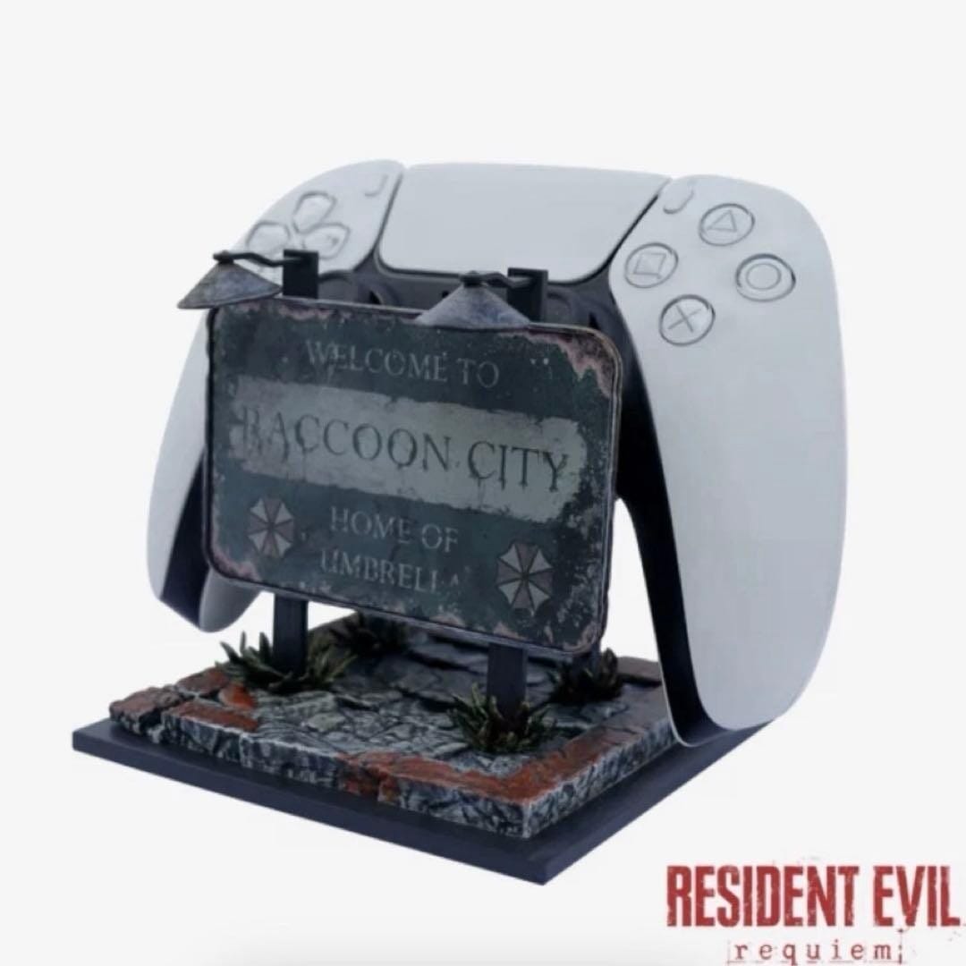 Resident Evil Requiem Universal Controller Holder - Welcome to Raccoon City Gaming Accessories Capcom 
