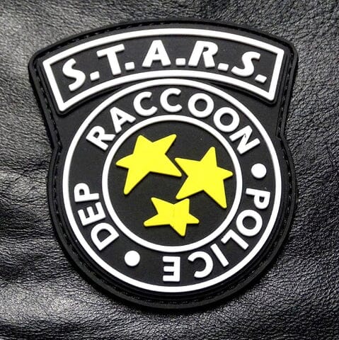 Resident Evil S.T.A.R.S Black Badge Decorative Stickers Retro Games 