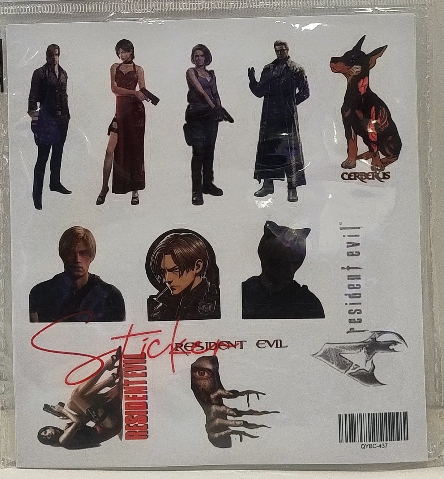 Resident Evil Sticker Pack (60 pieces) Decorative Stickers Retro Games 