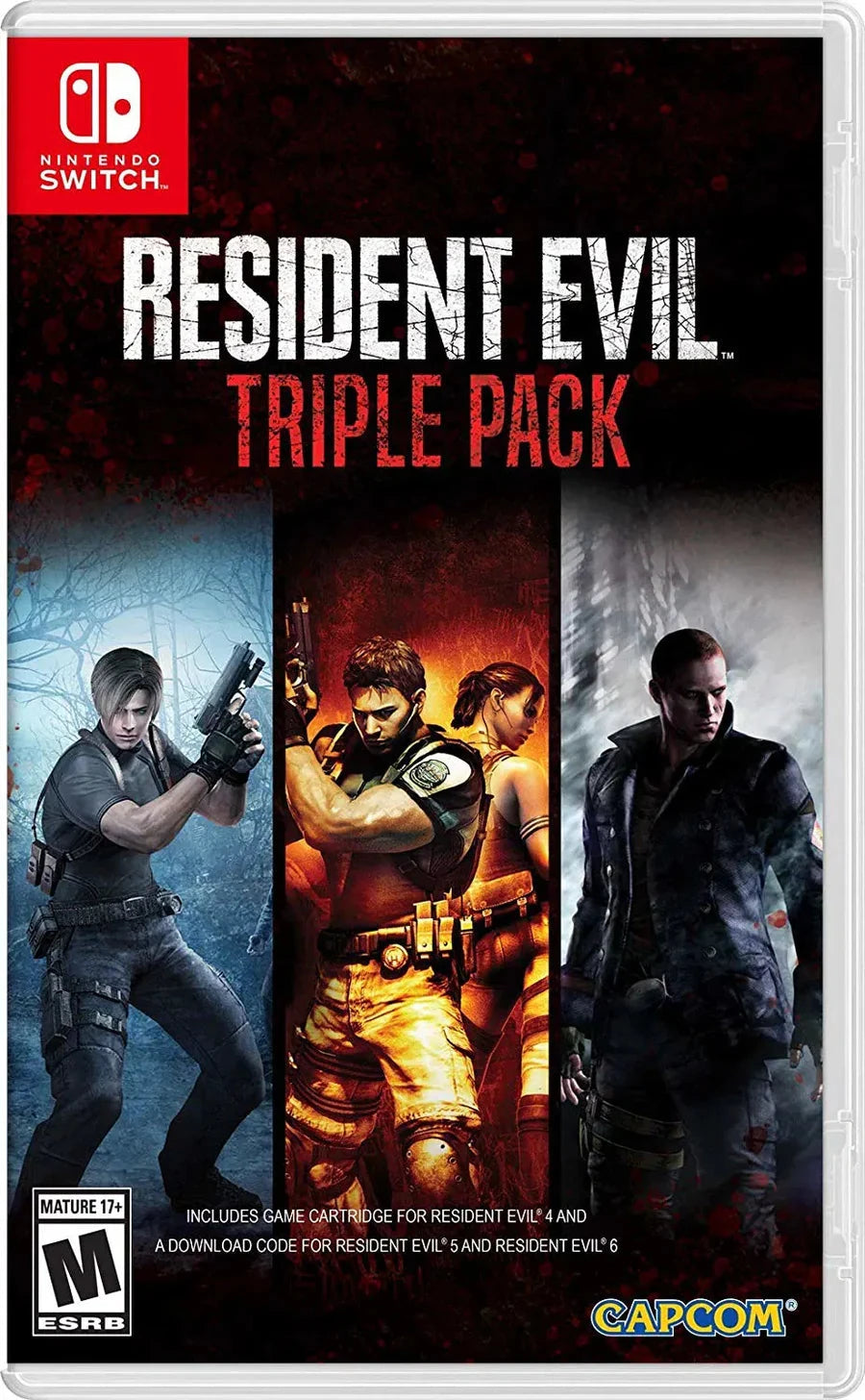 Resident Evil Triple Pack (R1) - Nintendo Switch Video Game Software Capcom 