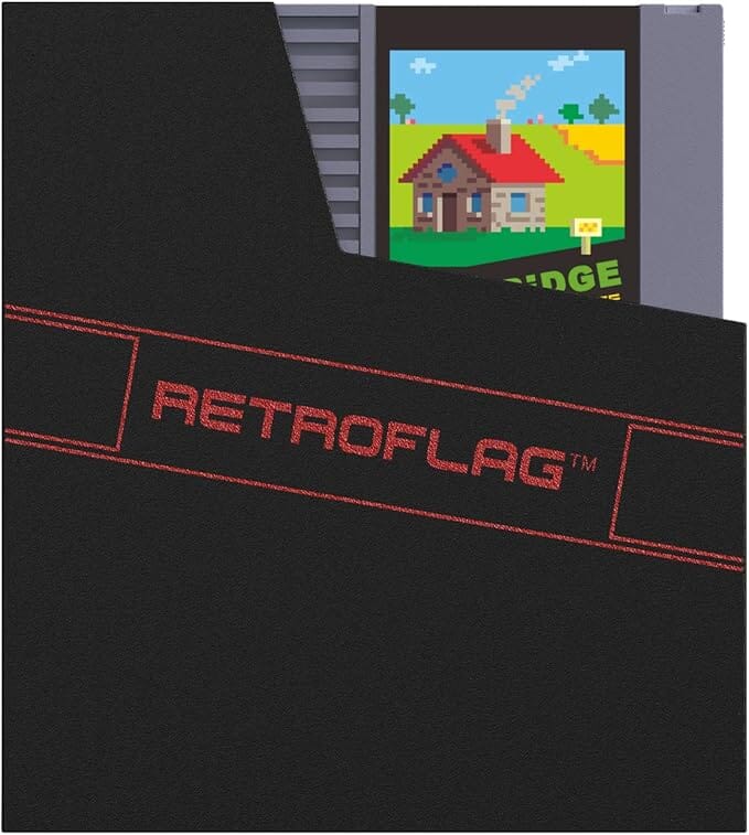 RETROFLAG NES Cartridge Style 2.5-Inch SATA to USB 3.0 External Hard Drive Enclosure Computers Retroflag Gray 