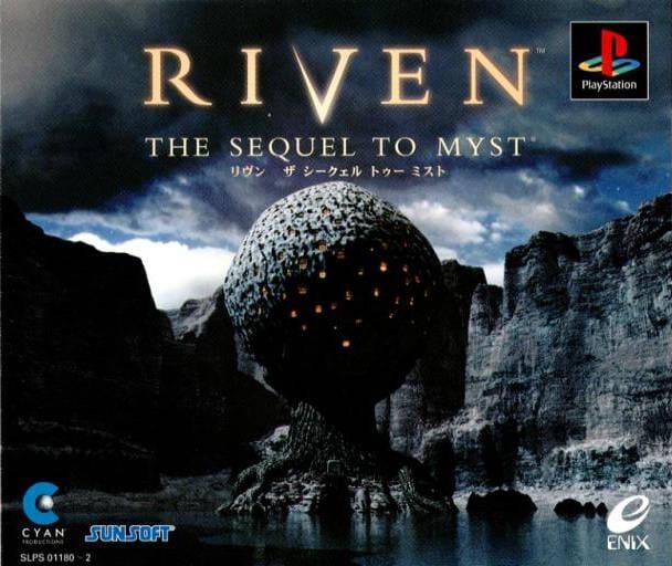 Riven - The Sequel to Mist (R3) (Complete In Box- Very Good Condition) - PS1 Video Game Software Sunsoft 