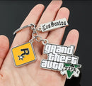 Rockstar GTA V Keychain Keychains Retro Games 