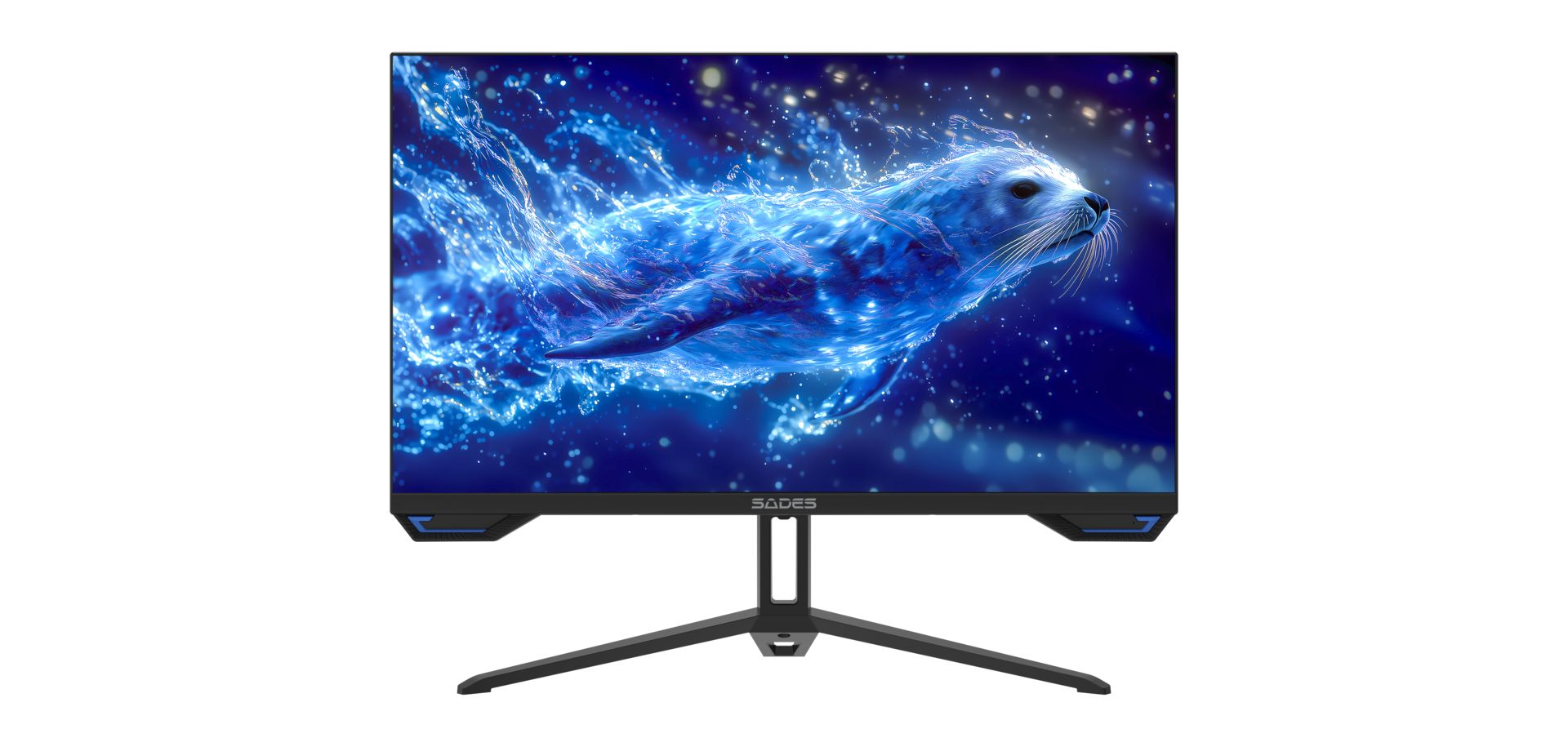 Sades SL-Sealion-24 SA-F01F24B, 24" FHD 1920x1080, 120Hz, 1ms, HDMI 2.1, IPS, Flat Gaming Monitor - Black