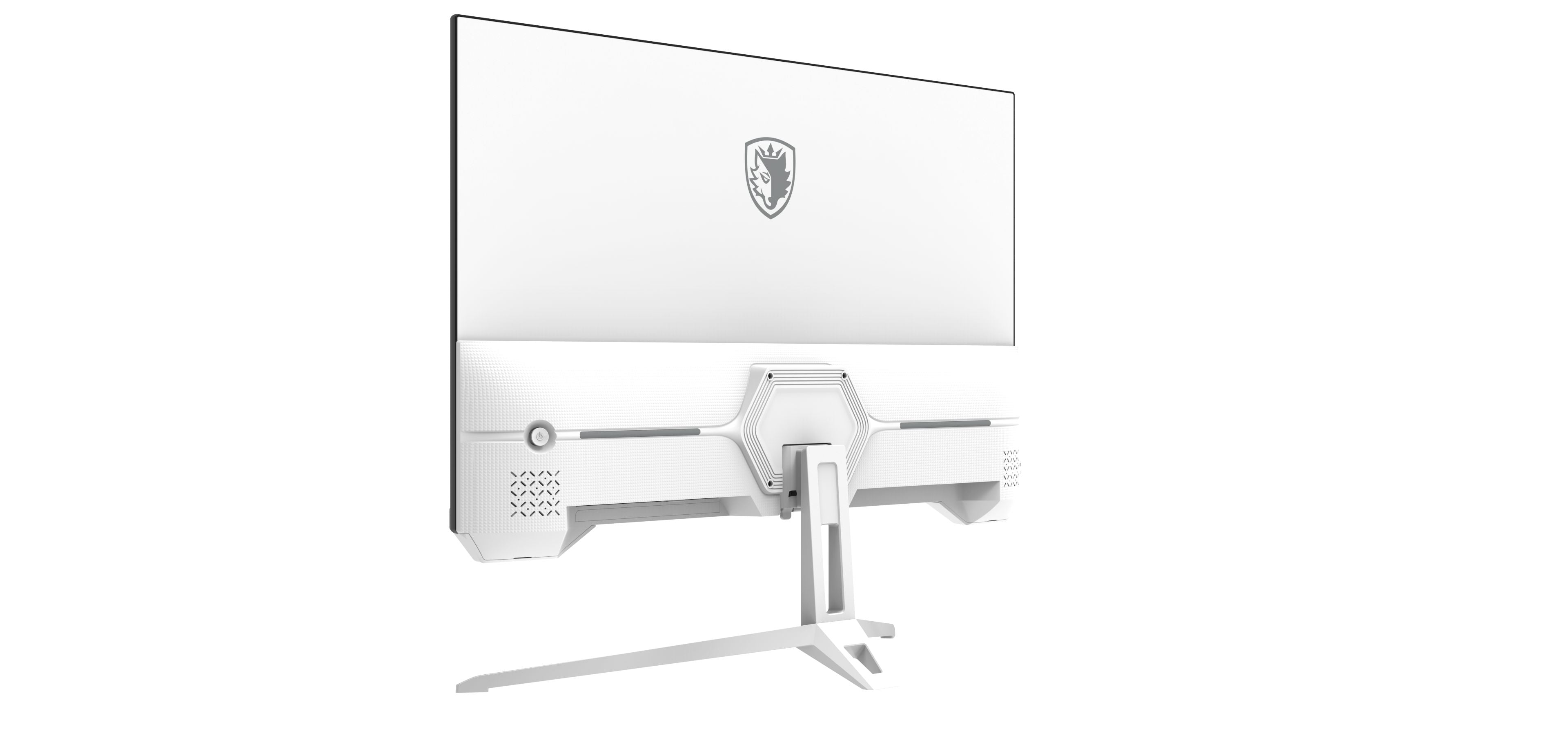 شاشة ألعاب مسطحة من Sades SL-Sealion-24 SA-F01F24W، 24 بوصة، دقة FHD 1920x1080، 120 هرتز، 1 مللي ثانية، HDMI 2.1، IPS - بيضاء