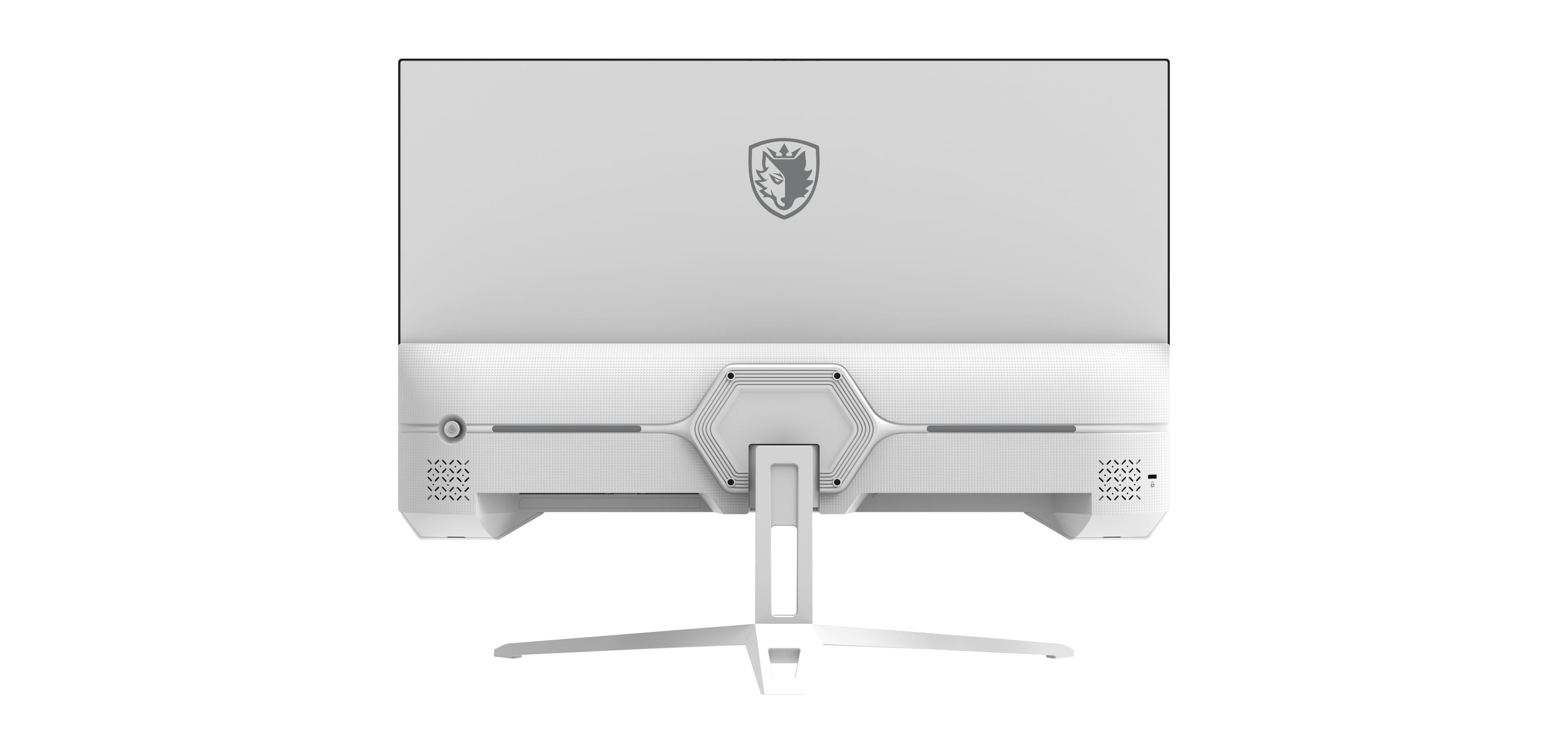 شاشة ألعاب مسطحة من Sades SL-Sealion-24 SA-F01F24W، 24 بوصة، دقة FHD 1920x1080، 120 هرتز، 1 مللي ثانية، HDMI 2.1، IPS - بيضاء