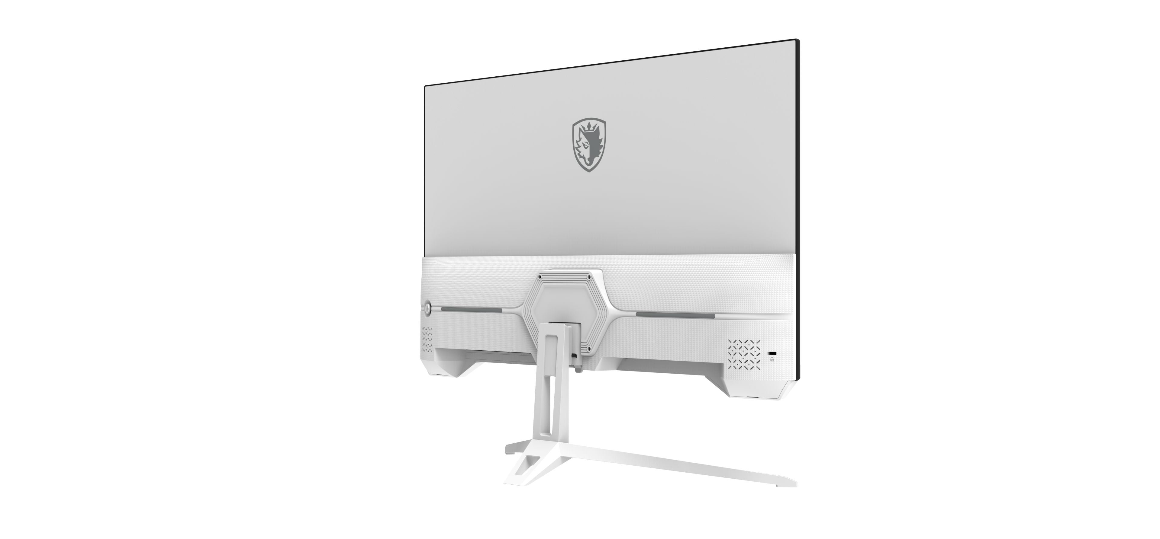 شاشة ألعاب مسطحة من Sades SL-Sealion-24 SA-F01F24W، 24 بوصة، دقة FHD 1920x1080، 120 هرتز، 1 مللي ثانية، HDMI 2.1، IPS - بيضاء