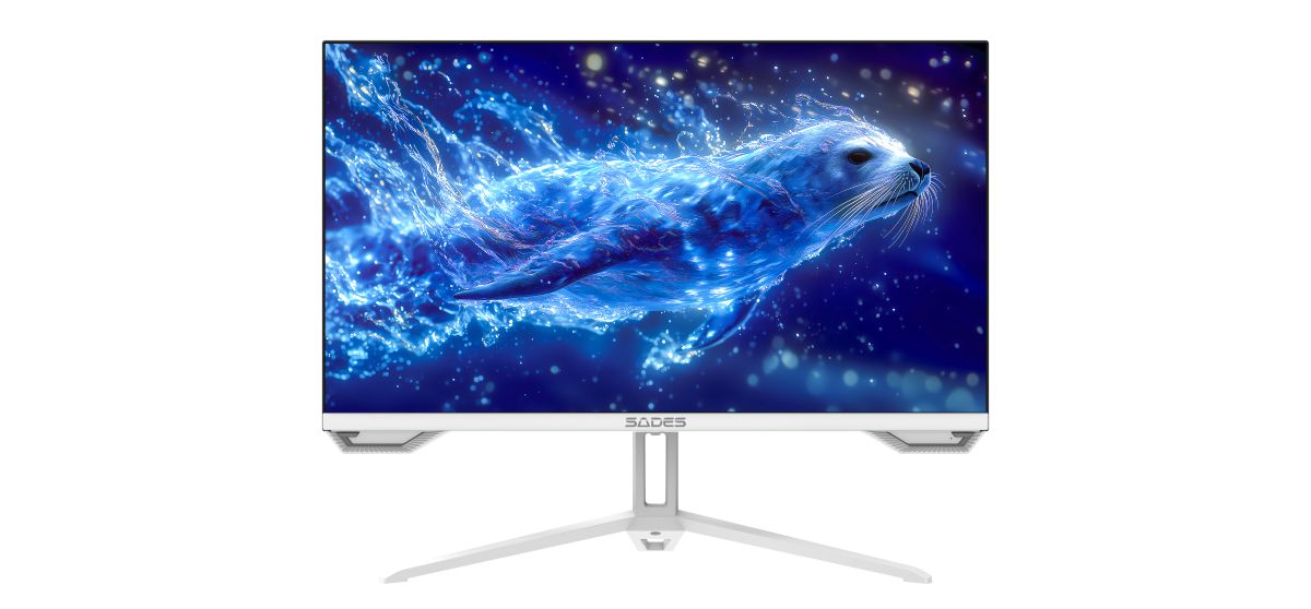 Sades SL-Sealion-27 SA-F01F27W, 27" FHD 1920x1080, 120Hz, 1ms, HDMI 2.1, IPS, Flat Gaming Monitor - White