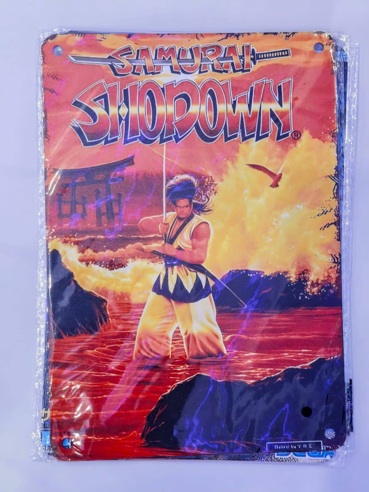 Samurai Shodown Mega Drive Video Game Metal Poster (14X20 CM) Posters Retro Games 