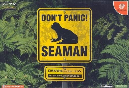 Seaman with Microphone (R3) (Complete In Box - Like New) - Dreamcast Video Game Software Sega 