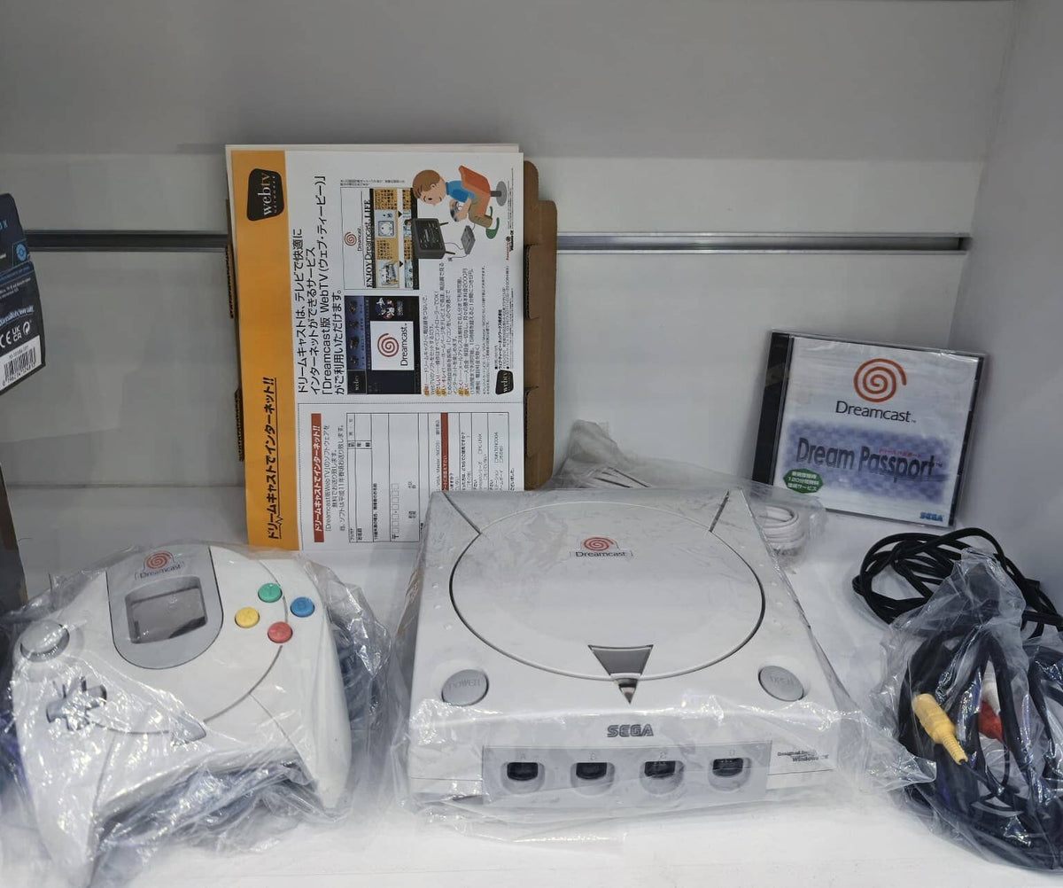 Sega Dreamcast Console (Japan Region, Like New, Boxed) + Dream Passport Video Game Consoles Sega 