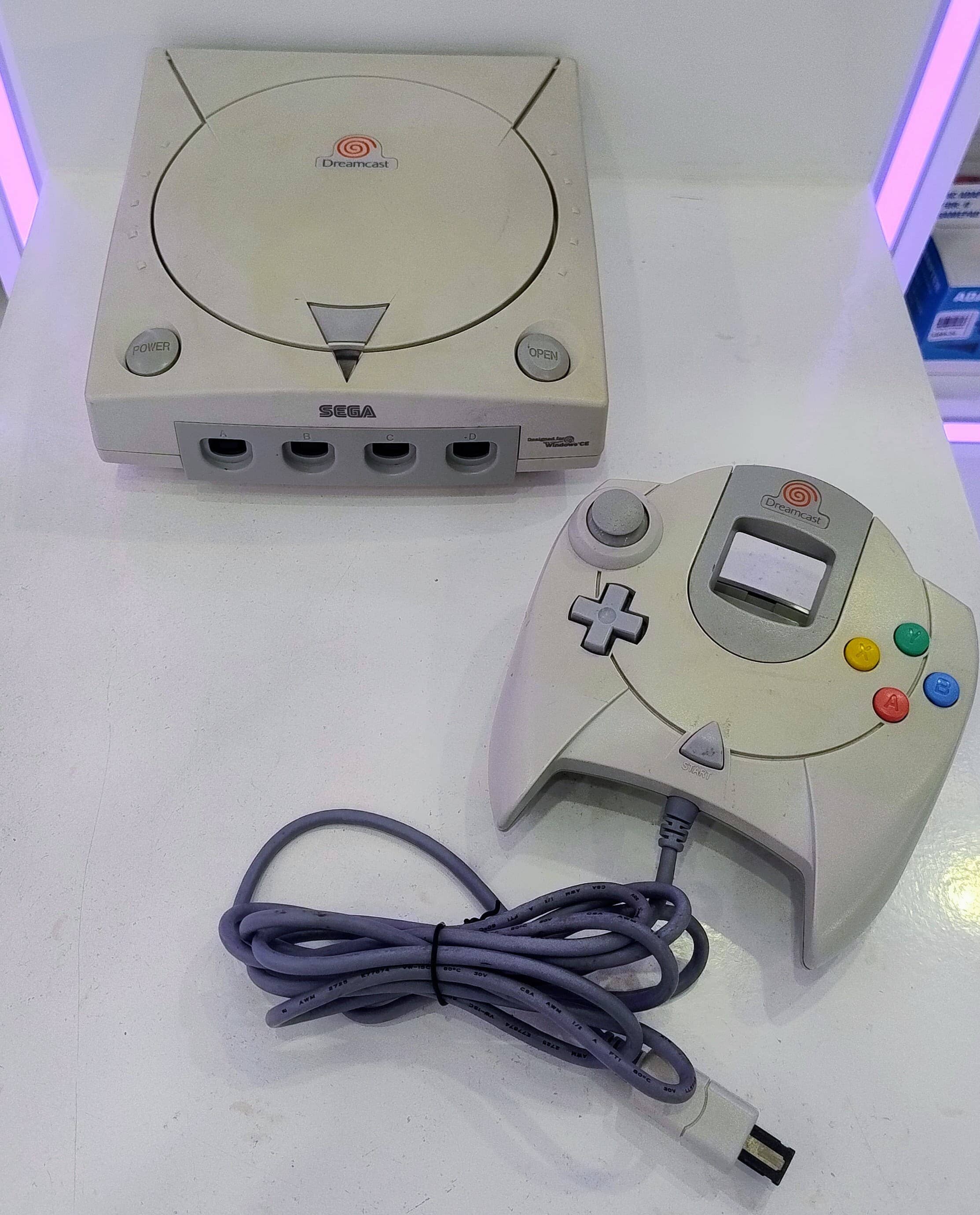 Sega Dreamcast Used Console with SD Card Loader + 90 Games Video Game Consoles SEGA 