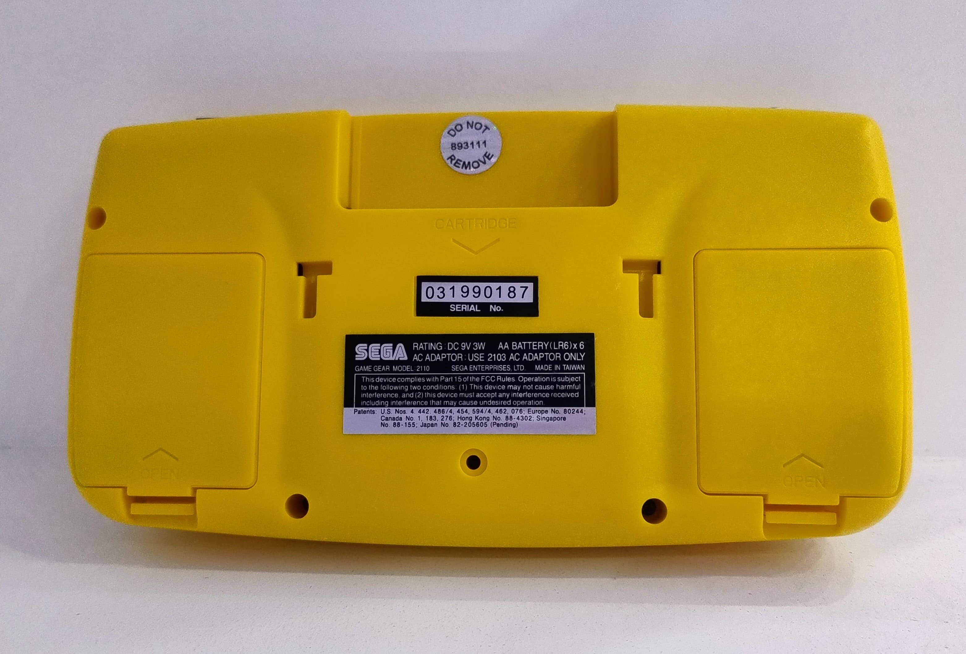 Sega Game Gear Console (Yellow Edition) - USED Video Game Consoles Sega 