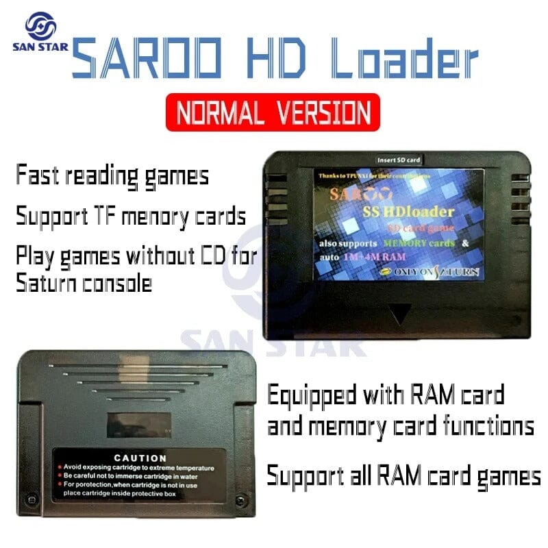Sega Saturn HDLoader Cartridge + 80 games Video Game Software Retro Games 