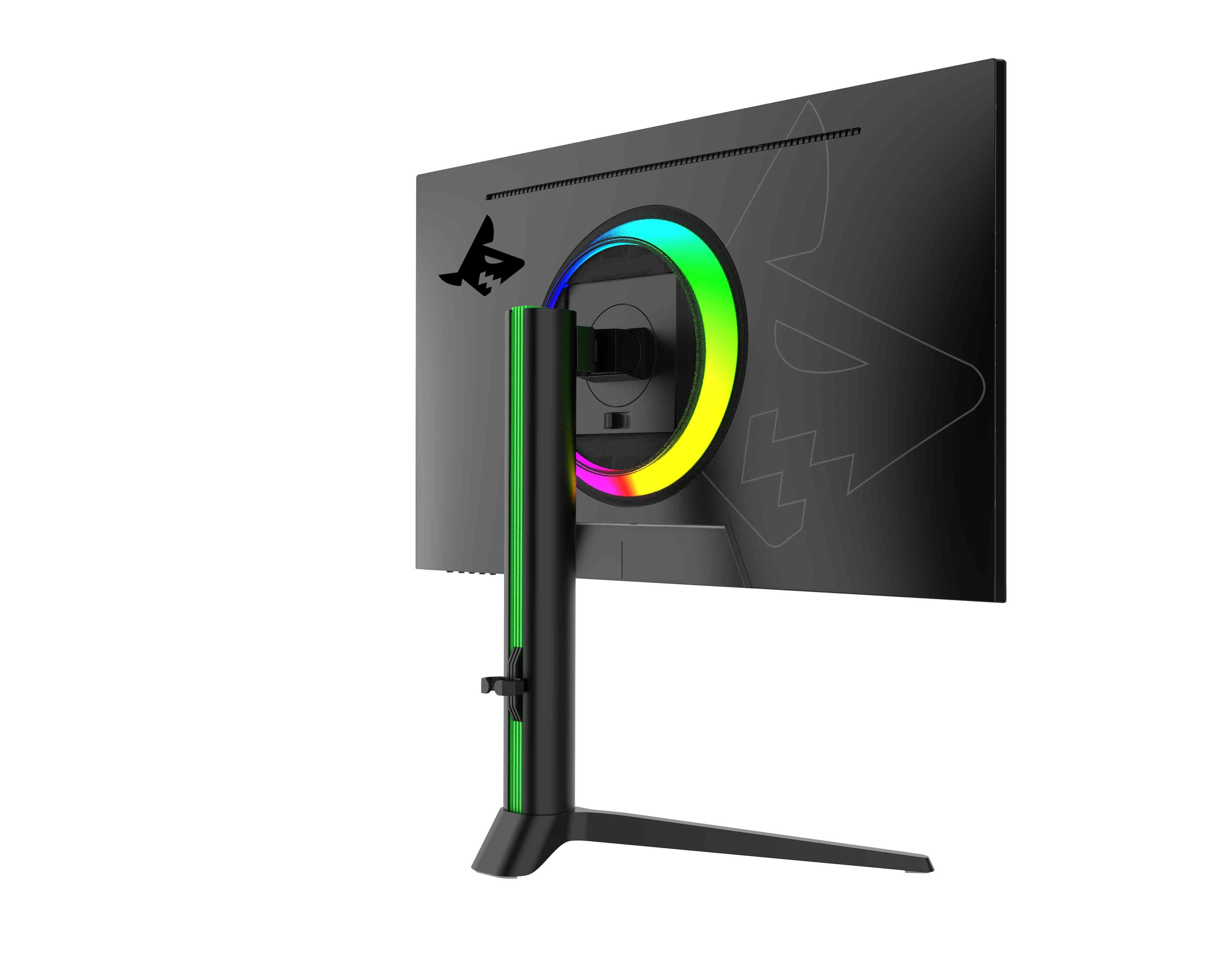 SHARX Gaming Monitor 27", UHD 160hz Refresh Rate, 0.3ms, Fast IPS, UHD, 2.1HDMI, Adjustable Stand, RGB Backlight, Free Sync, G-Sync Compatible Model 27U160I