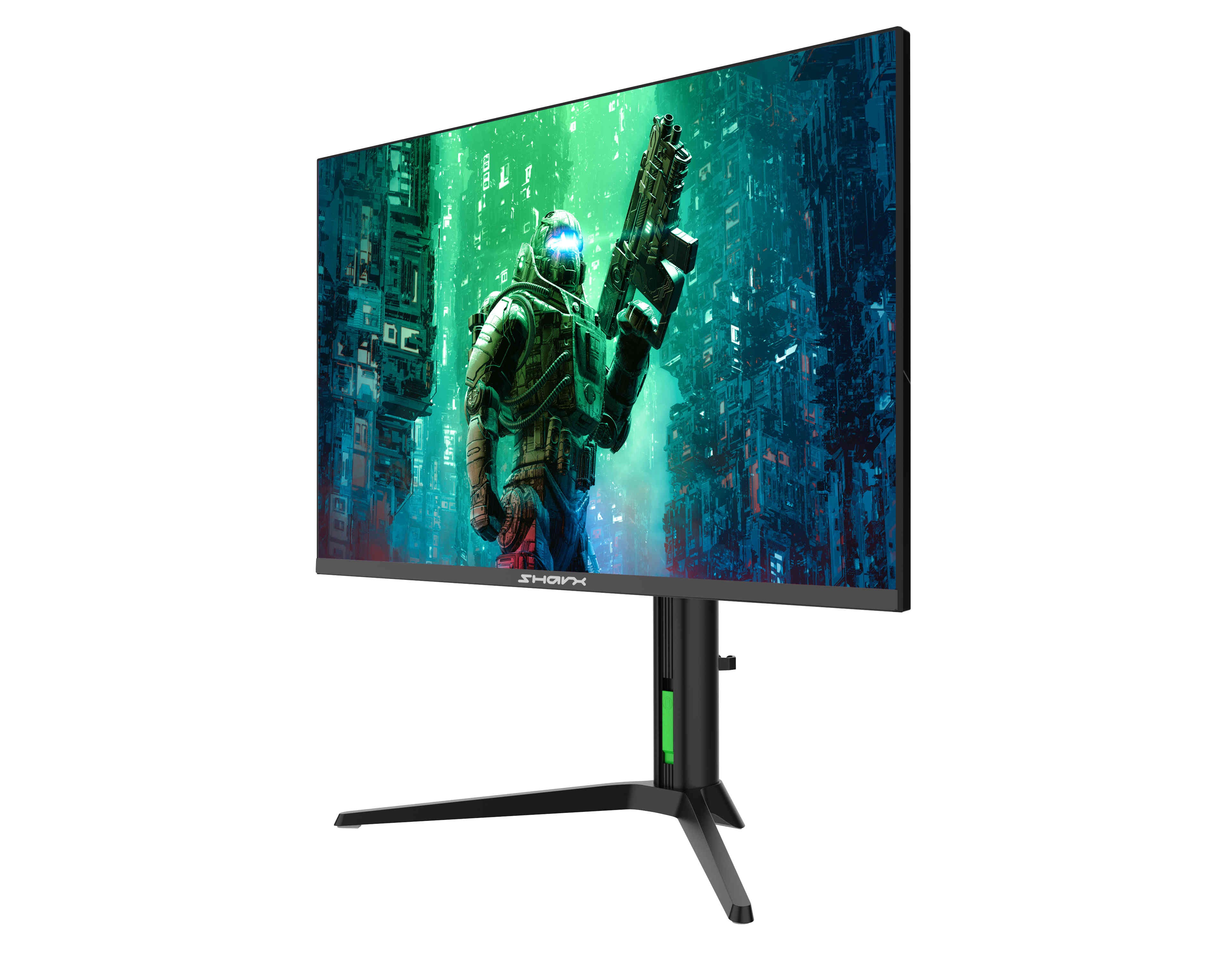 SHARX Gaming Monitor 27", UHD 160hz Refresh Rate, 0.3ms, Fast IPS, UHD, 2.1HDMI, Adjustable Stand, RGB Backlight, Free Sync, G-Sync Compatible Model 27U160I