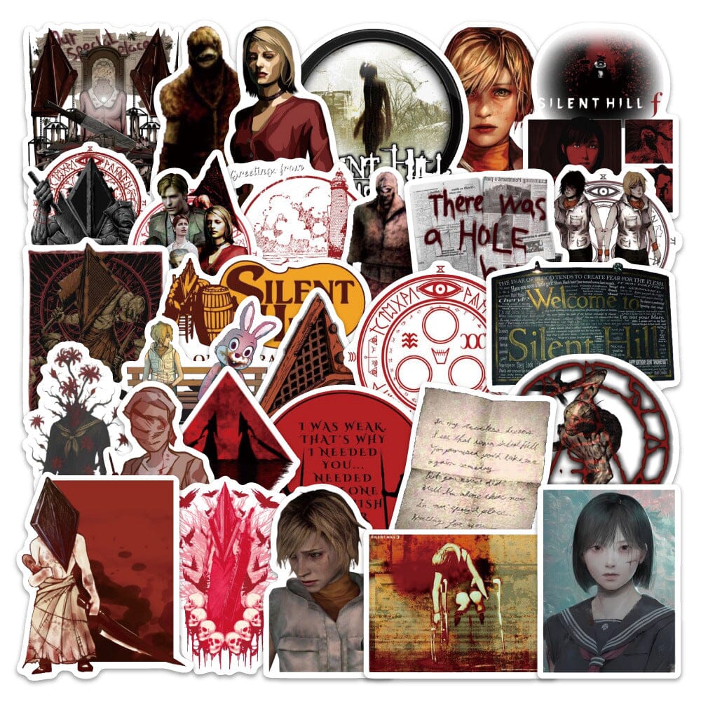 Silent Hill Stickers #2 (54pcs) Decorative Stickers Retro Games 