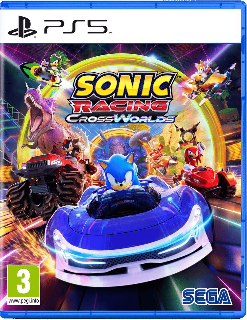 Sonic Racing: CrossWorlds (R2) - PS5 Video Game Software Sega 