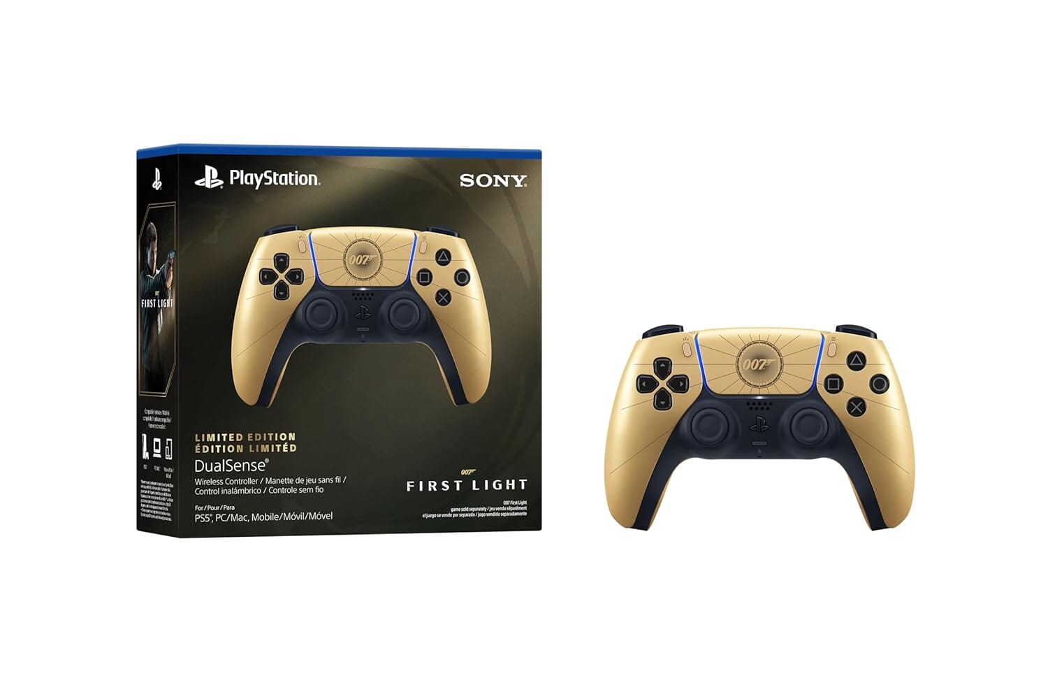 Sony Playstation 5 DualSense Wireless Controller - 007 First Light Limited Edition Game Controllers Sony 