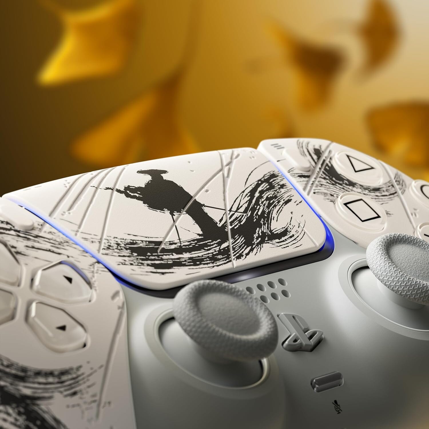 Sony Ps5 DualSense Wireless Controller – Ghost of Yōtei Black Limited Edition Game Controllers Sony 
