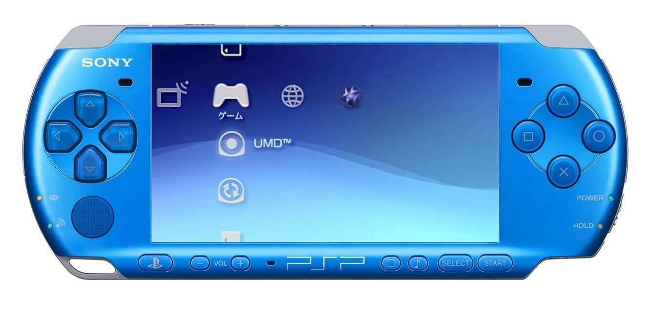 Sony PSP 3000 + 2100 Games (Used) Video Game Consoles Sony Blue 