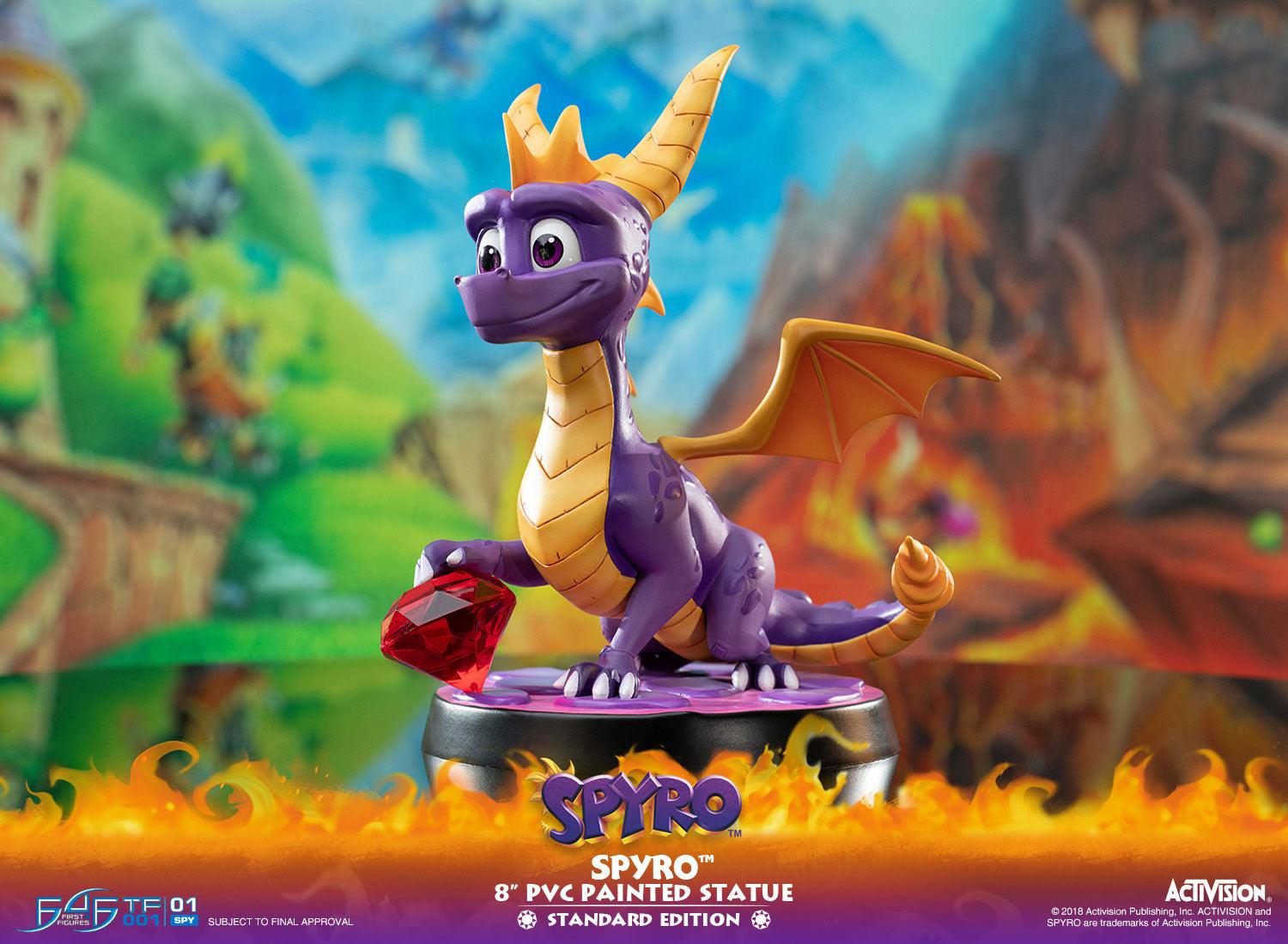 Spyro Standard Edition PVC Statue - side view