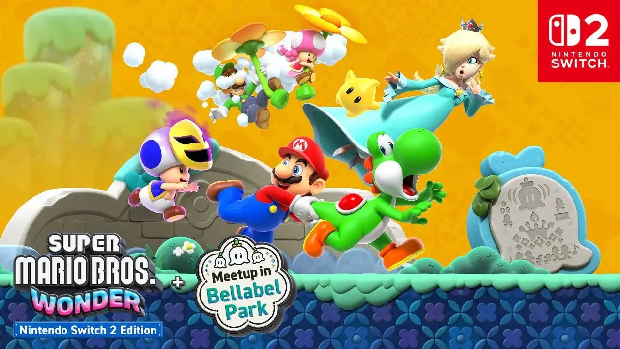 Super Mario Bros Wonder + Meetup in Bellabel Park (R2) - Nintendo Switch 2 Video Game Software Nintendo 