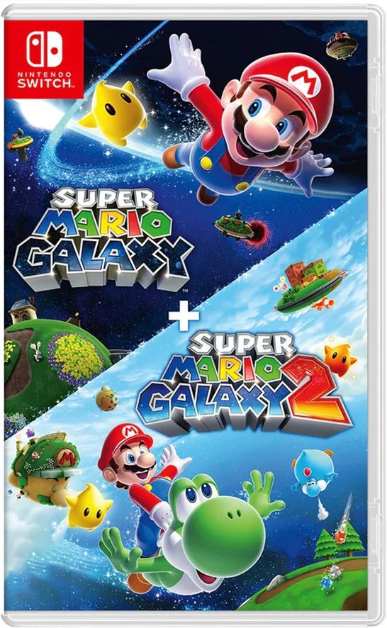 Super Mario Galaxy + Super Mario Galaxy 2 - Nintendo Switch Video Game Software Nintendo 