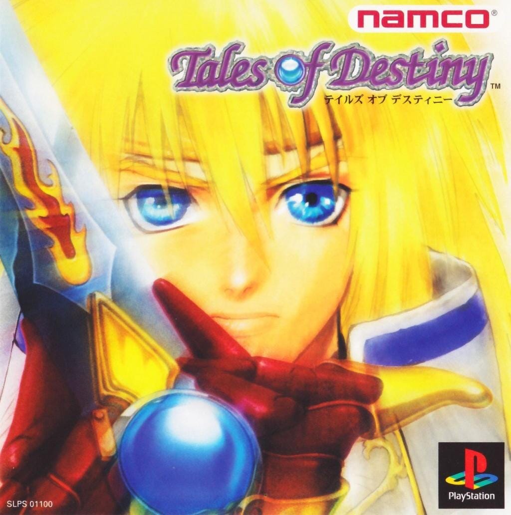 Tales of Destiny (R3) (Complete In Box- Very Good Condition) - PS1 Video Game Software SquareSoft 
