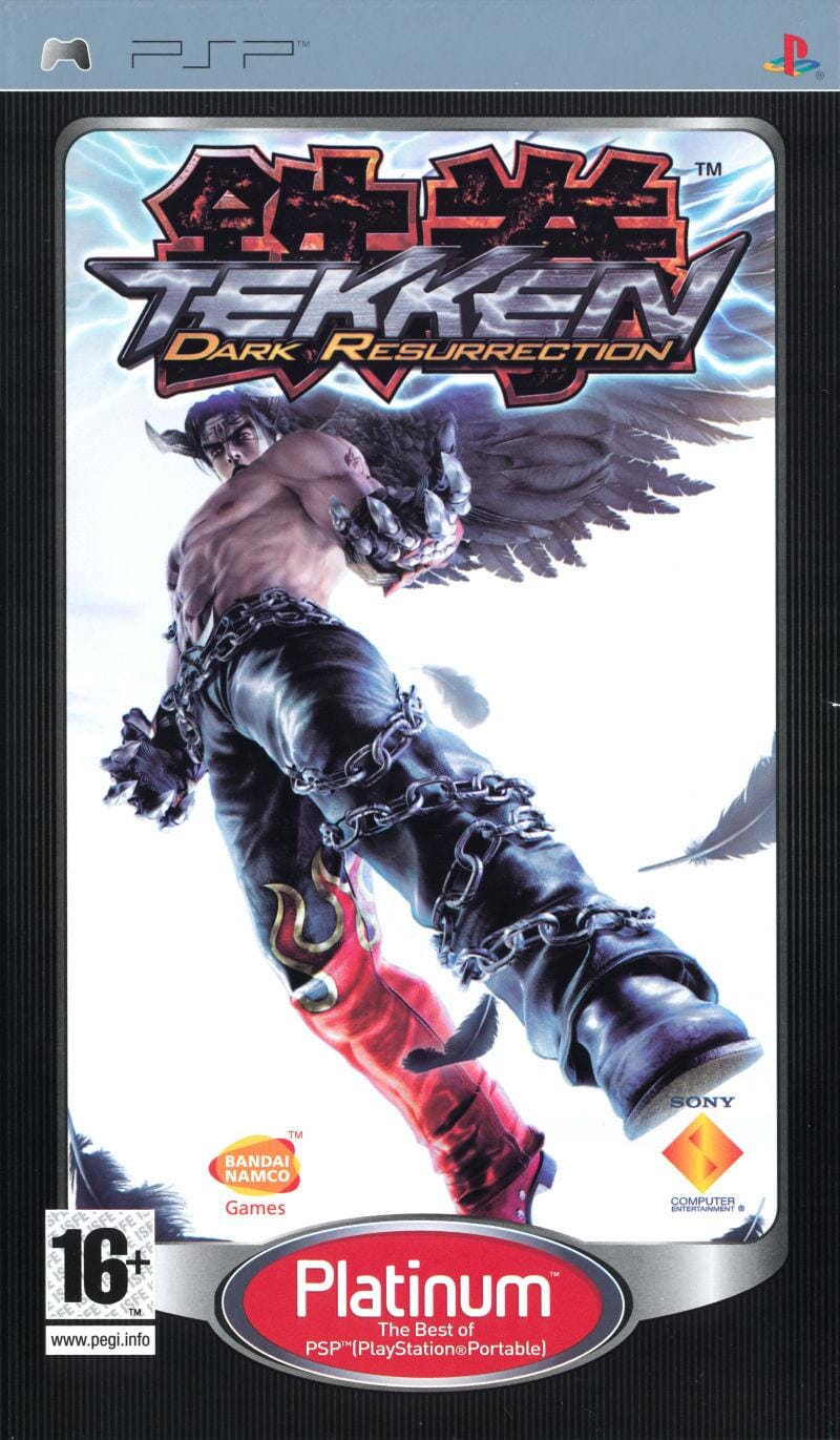 Tekken: Dark Resurrection (Platinum) (R2) (Complete In Box- Like new) - PSP Video Game Software Bandai Namco 