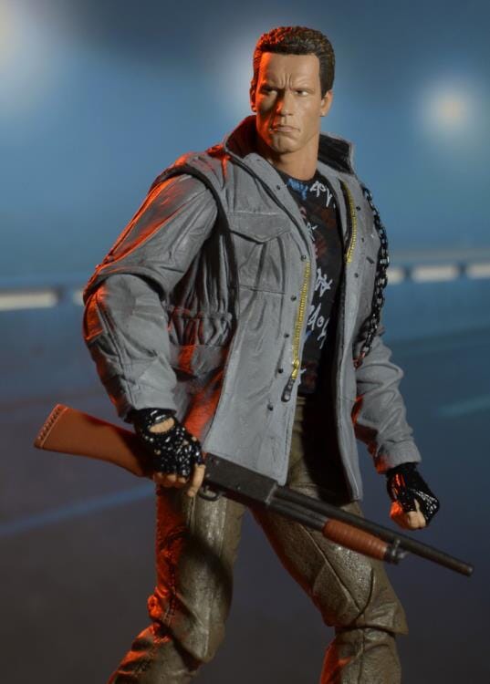Terminator T800 Tech Noir Ult 7inch Action Figure Video Game Console Accessories NECA 