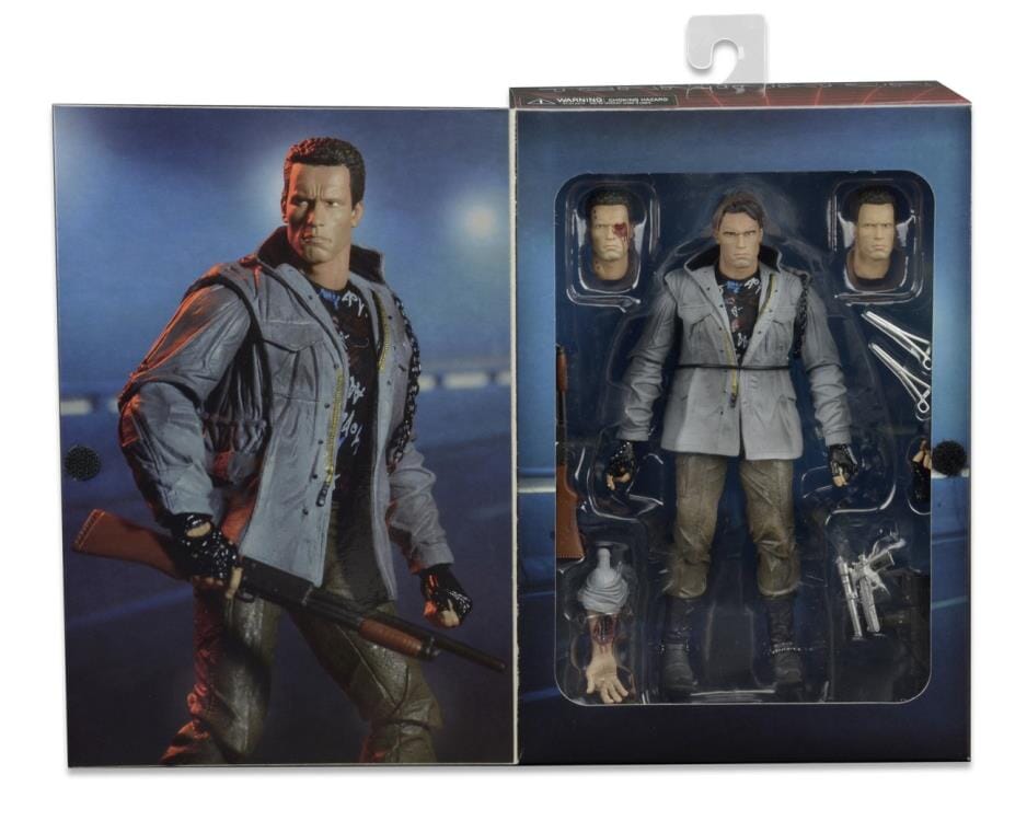 Terminator T800 Tech Noir Ult 7inch Action Figure Video Game Console Accessories NECA 