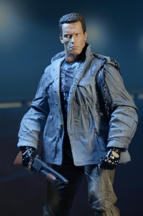 Terminator T800 Tech Noir Ult 7inch Action Figure Video Game Console Accessories NECA 
