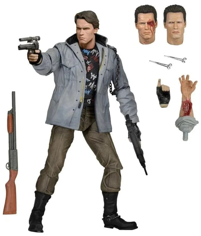 Terminator T800 Tech Noir Ult 7inch Action Figure Video Game Console Accessories NECA 