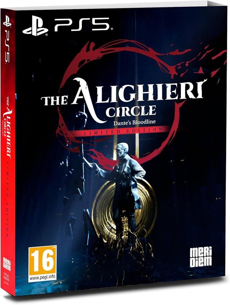 The Alighieri Circle: Dante's Bloodline Limited Edition PS5 box (PriceCharting PAL)