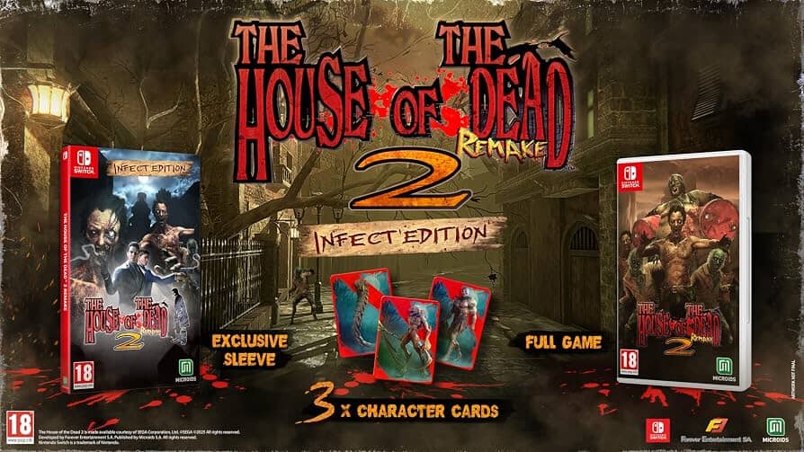 The House of the Dead 2: Remake (Infect Edition) (R2) - Nintendo Switch Video Game Software SEGA 