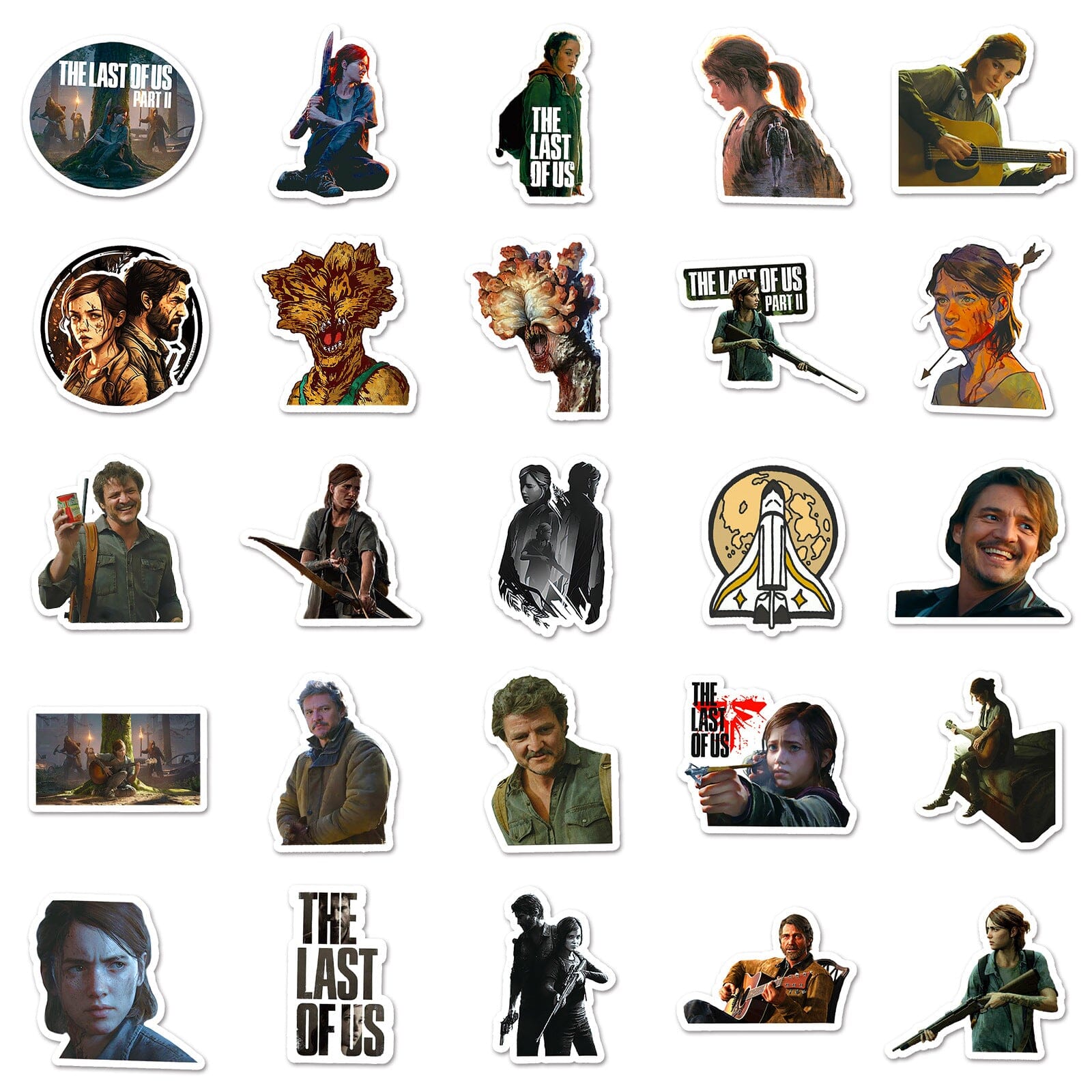 The Last of Us Stickers #2 (50pcs) Decorative Stickers Retro Games 