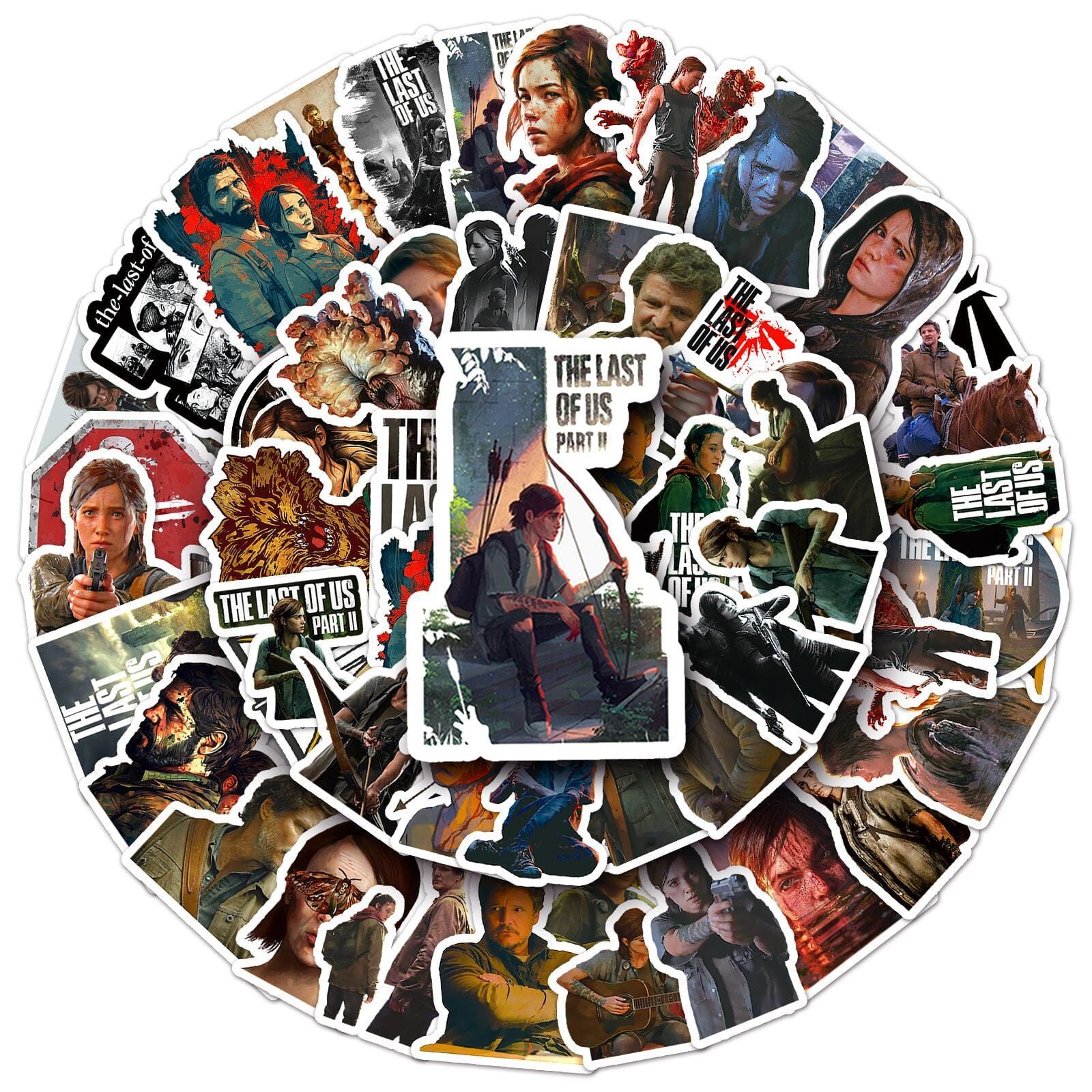The Last of Us Stickers #2 (50pcs) Decorative Stickers Retro Games 
