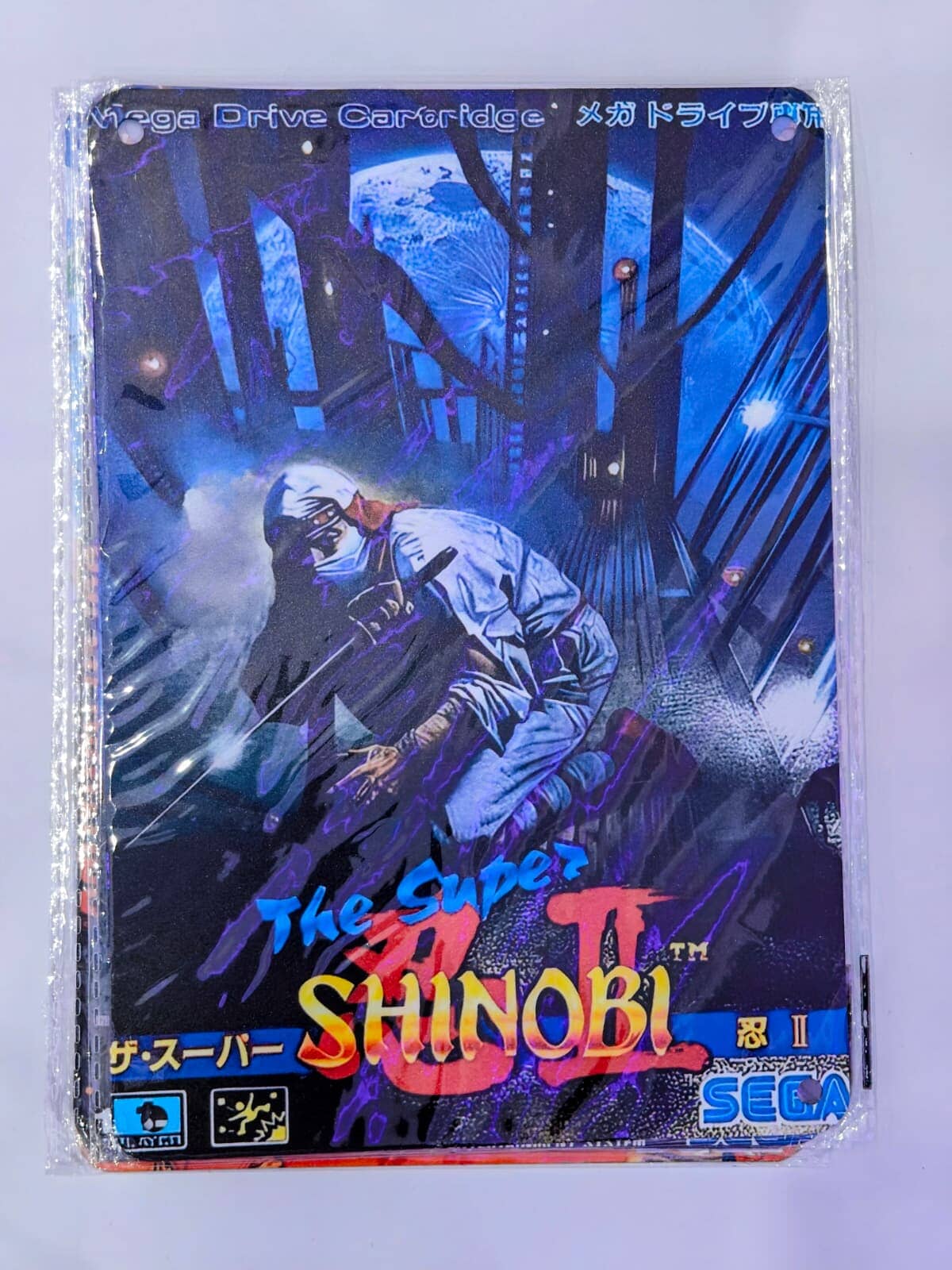 The Super Shinobi Mega Drive Video Game Metal Poster (14X20 CM) Posters Retro Games 