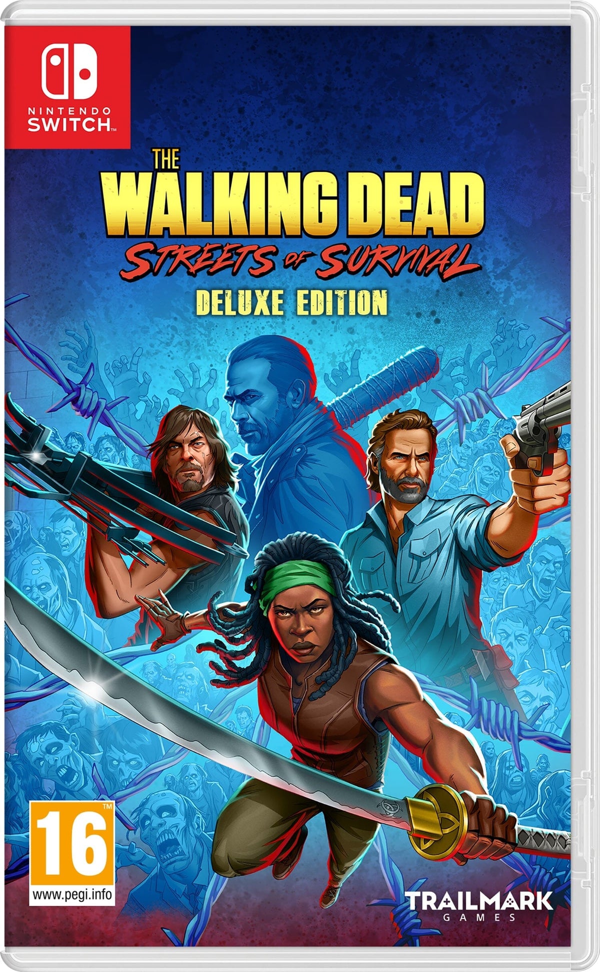 The Walking Dead: Streets of Survival Deluxe Edition Nintendo Switch box (The Game Collection UK)