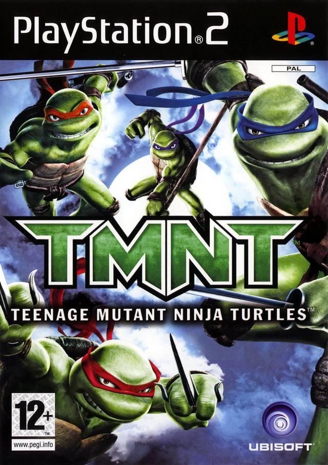 TMNT: Teenage Mutant Ninja Turtles (R2) (Complete In Box - Like New) - PS2 Video Game Software Lucas 