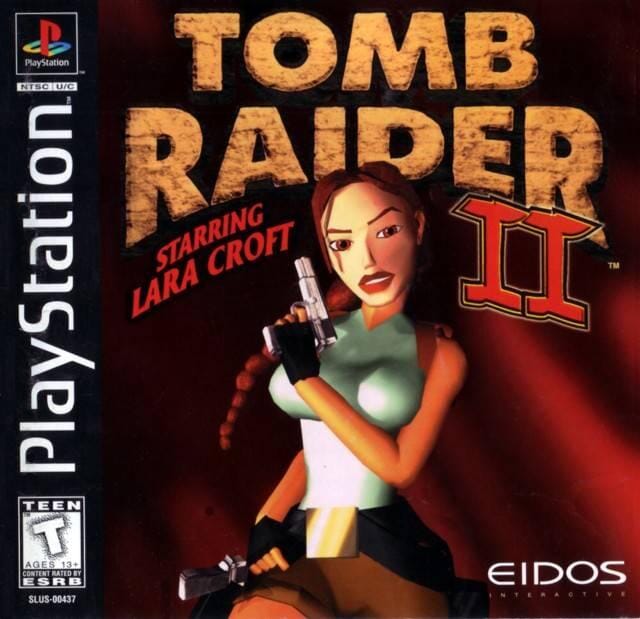 Tomb Raider II (R1) (Complete In Box- Like New) - PS1 Video Game Software Eidos 