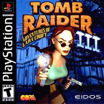 Tomb Raider III (R1) (Complete In Box- Like New) - PS1 Video Game Software Eidos 